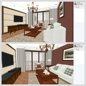 손쉬운 거실 꾸미기 Sketchup 소스 만들기