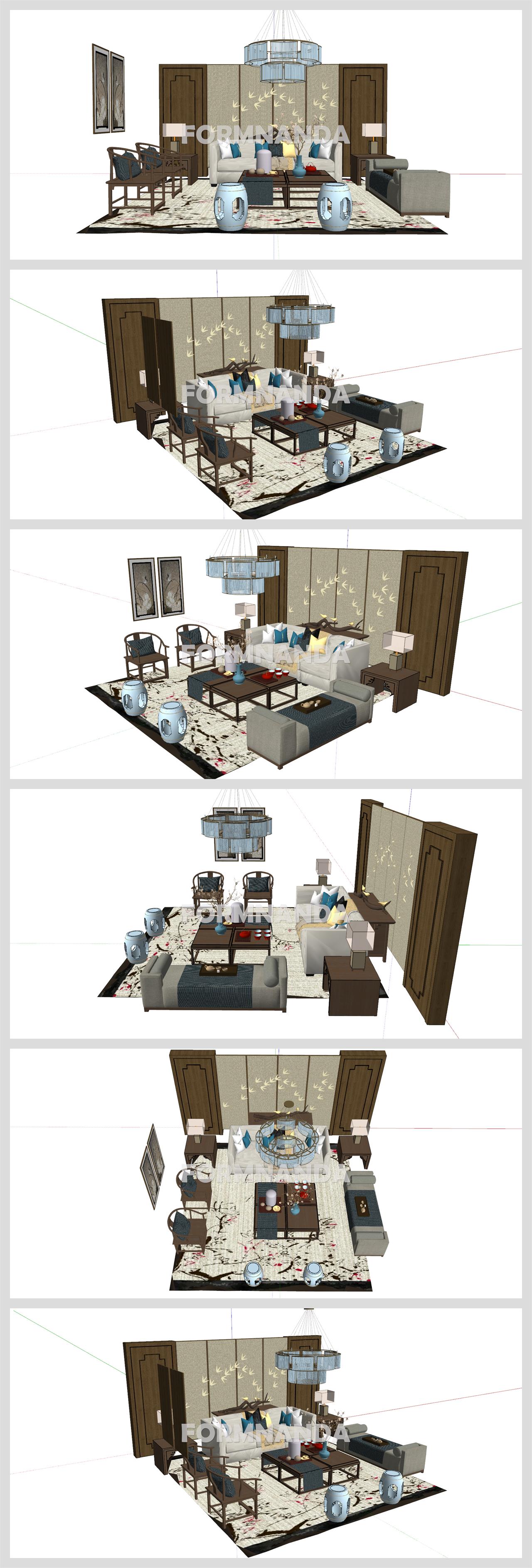 맞춤형 거실 디자인 Sketchup 배경 만들기 상세보기