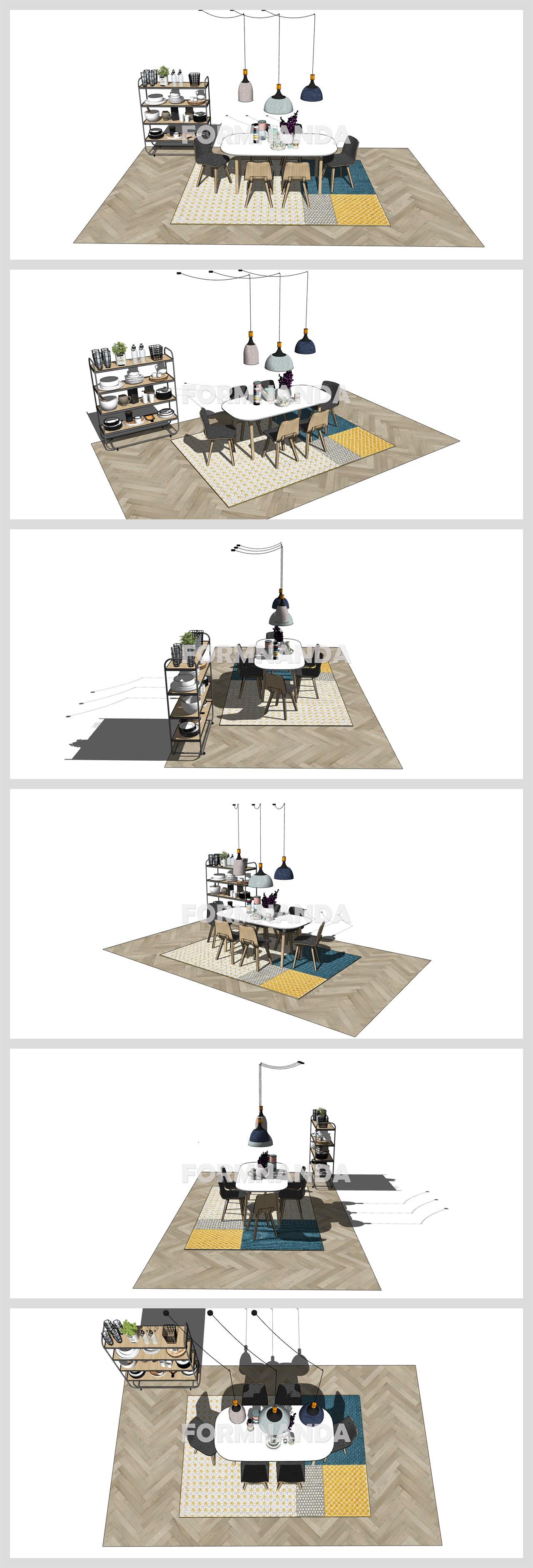 간편한 주방 인테리어 Sketchup 모델 만들기 상세보기