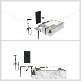 폼나는 화장실 리모델링 Sketchup 템플릿 만들기