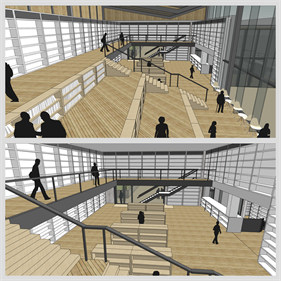 간단한 도서공간 꾸미기 스케치업 샘플 다운