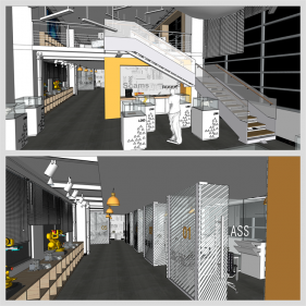 단출한 오피스공간 인테리어 Sketchup 템플릿 만들기