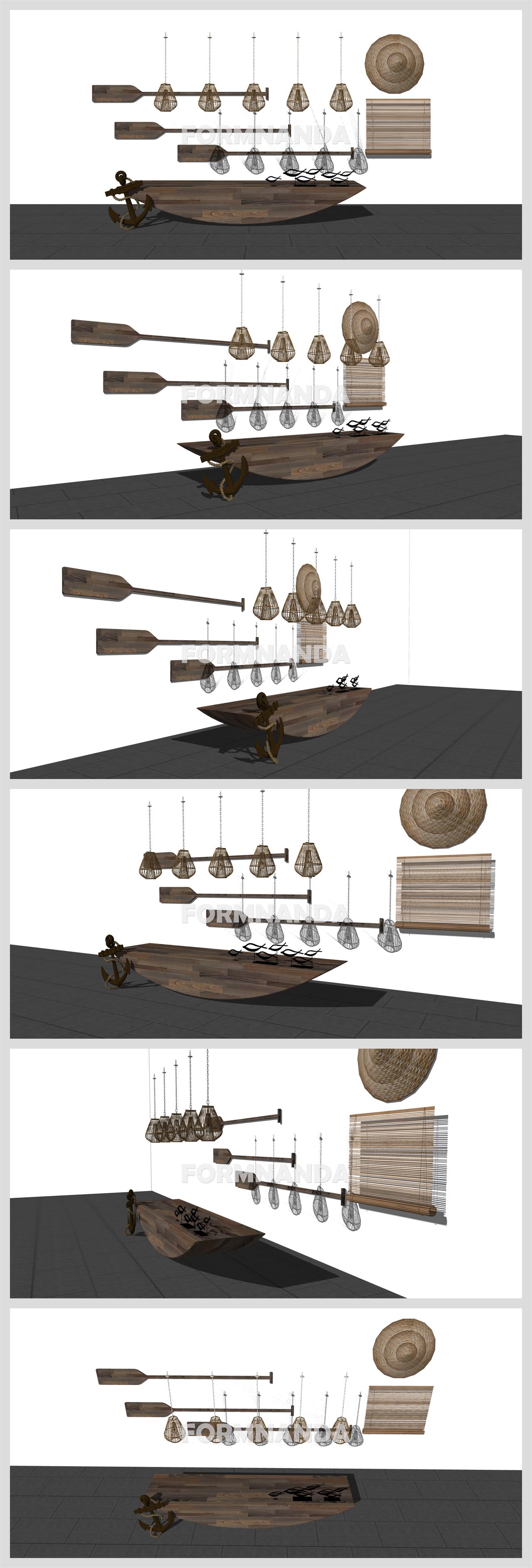 정결한 로비현관 꾸미기 Sketchup 소스 만들기 상세보기