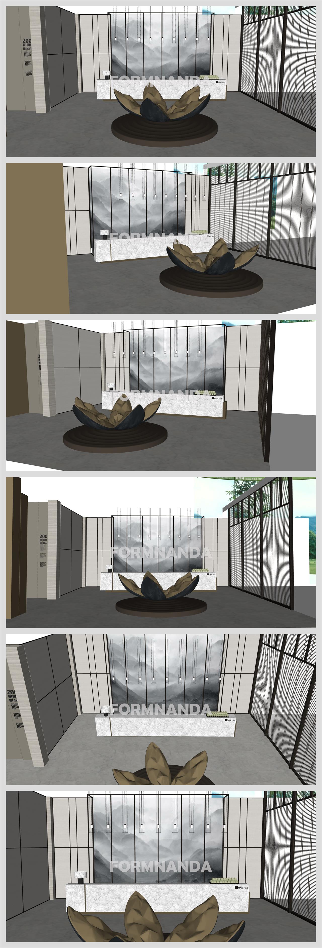 스타일 나는 로비현관 인테리어 Sketchup 템플릿 디자인 상세보기