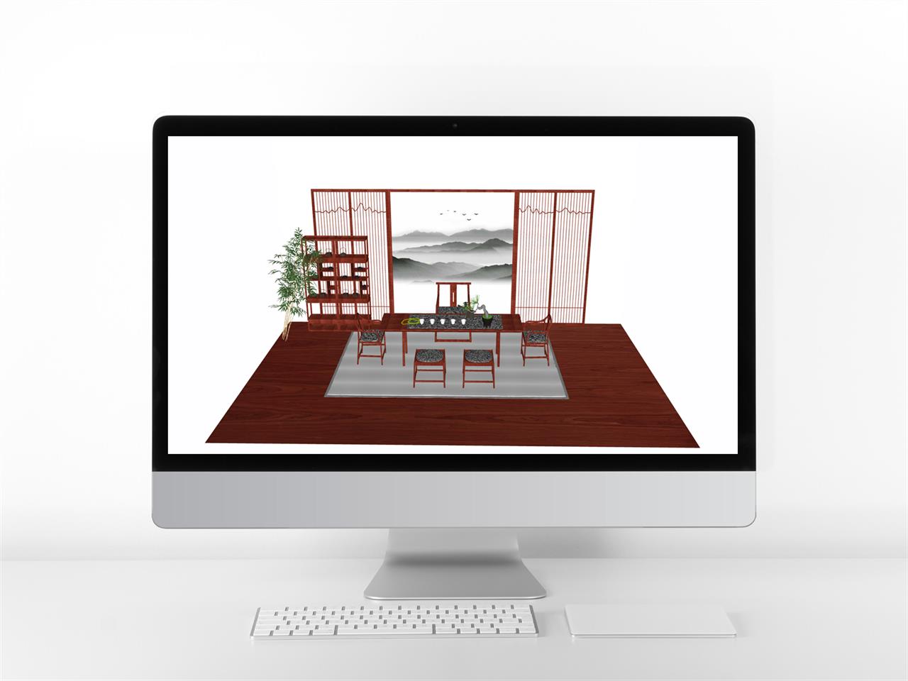 마음을 사로잡는 다실공간 꾸미기 Sketchup 샘플 디자인 미리보기