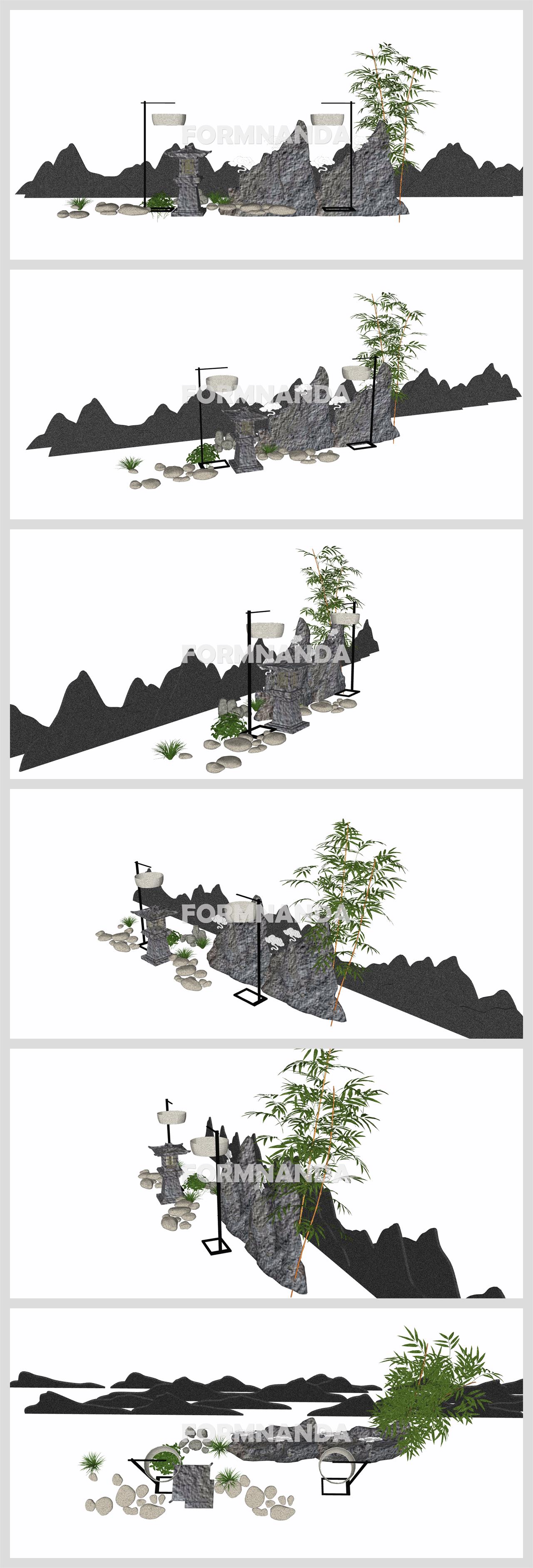 매력적인 정원조경 디자인 Sketchup 샘플 만들기 상세보기