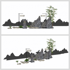 매력적인 정원조경 디자인 Sketchup 샘플 만들기