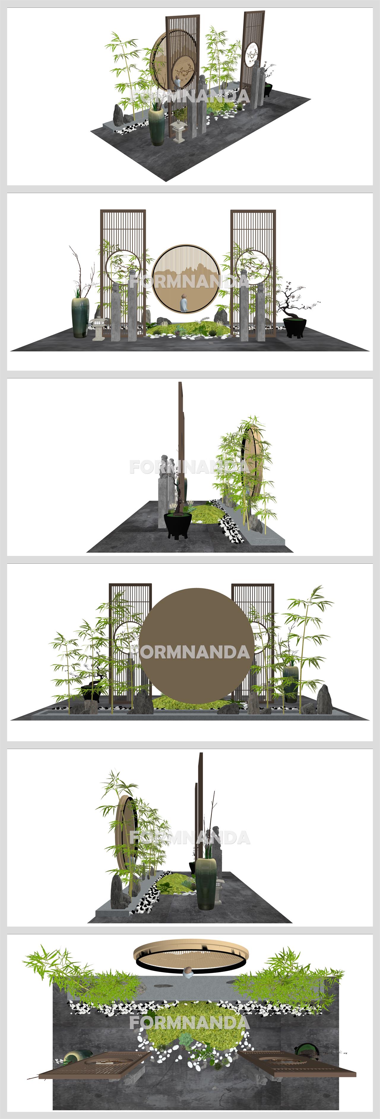 스타일 나는 정원조경 꾸미기 스케치업 배경 다운로드 상세보기