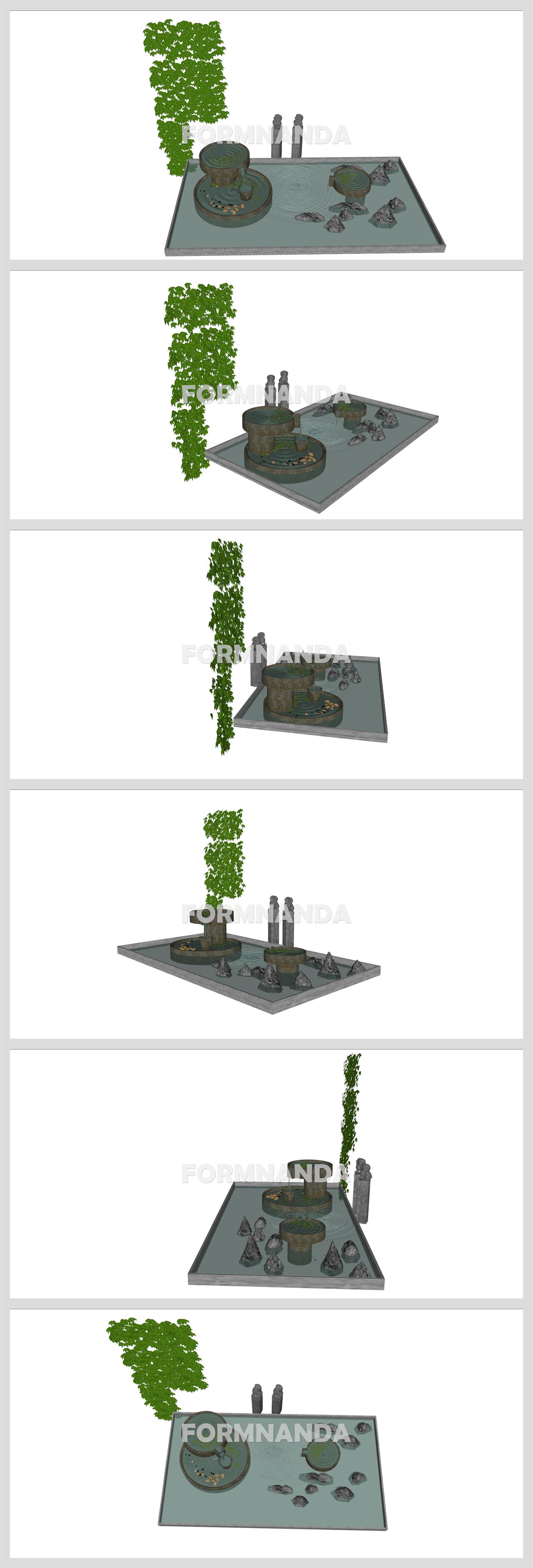 베이직  정원조경 꾸미기 Sketchup 템플릿 만들기 상세보기