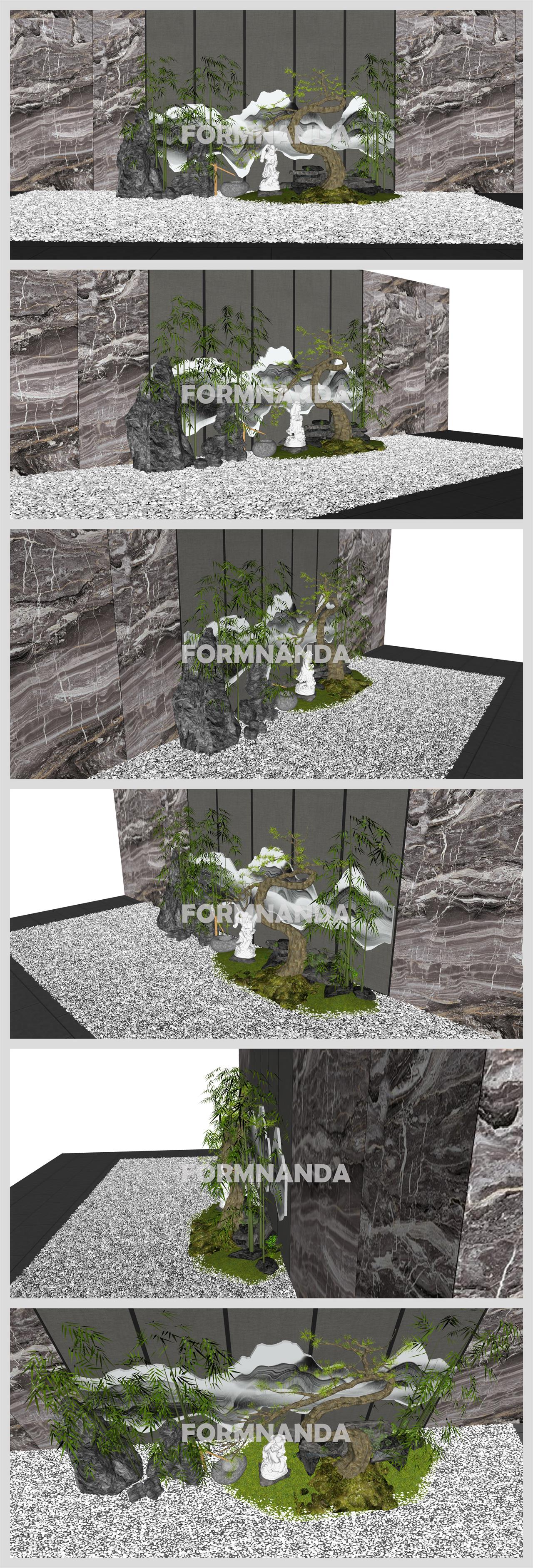현대적인 정원조경 디자인 웹툰배경 배경 사이트 상세보기