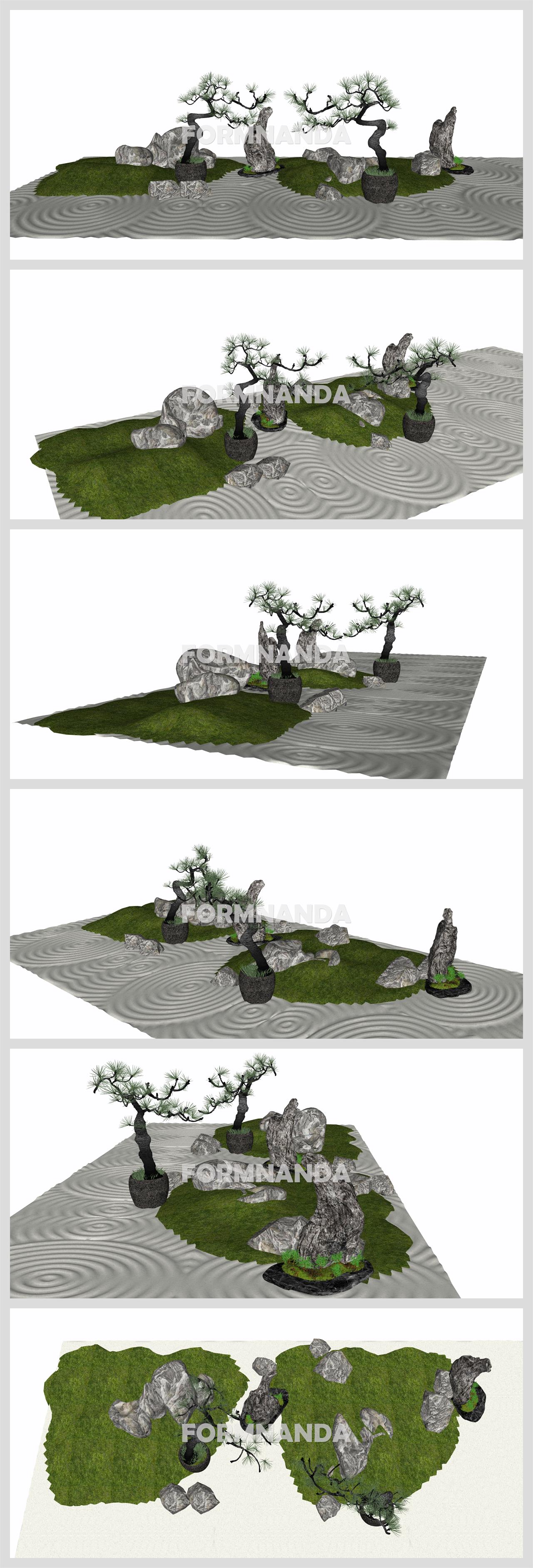 간편한 정원조경 환경 Sketchup 모델 만들기 상세보기
