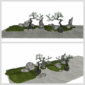 간편한 정원조경 환경 Sketchup 모델 만들기