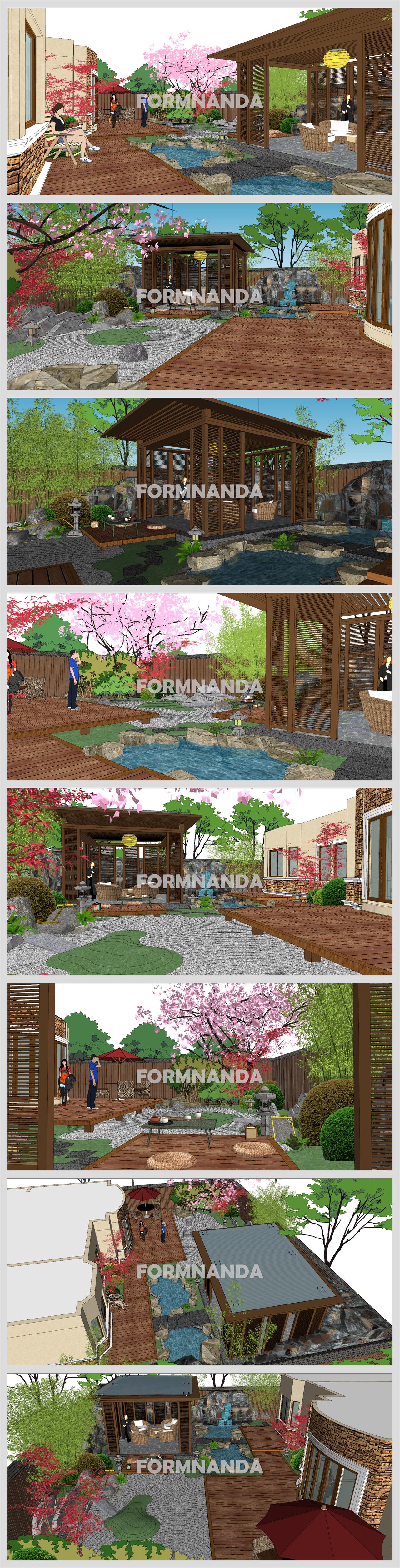 단출한 정원조경 꾸미기 Sketchup 템플릿 만들기 상세보기