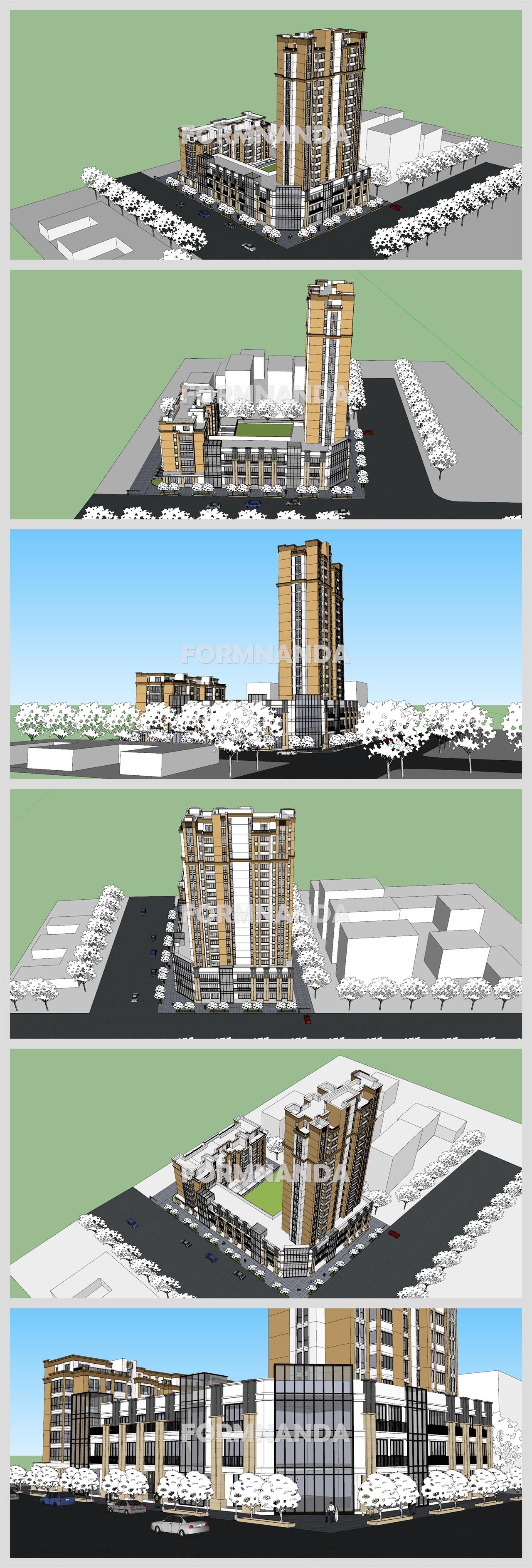 단조로운 오피스텔 환경 웹툰배경 샘플 제작 상세보기