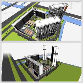 폼나는 호텔시설 환경 Sketchup 템플릿 만들기