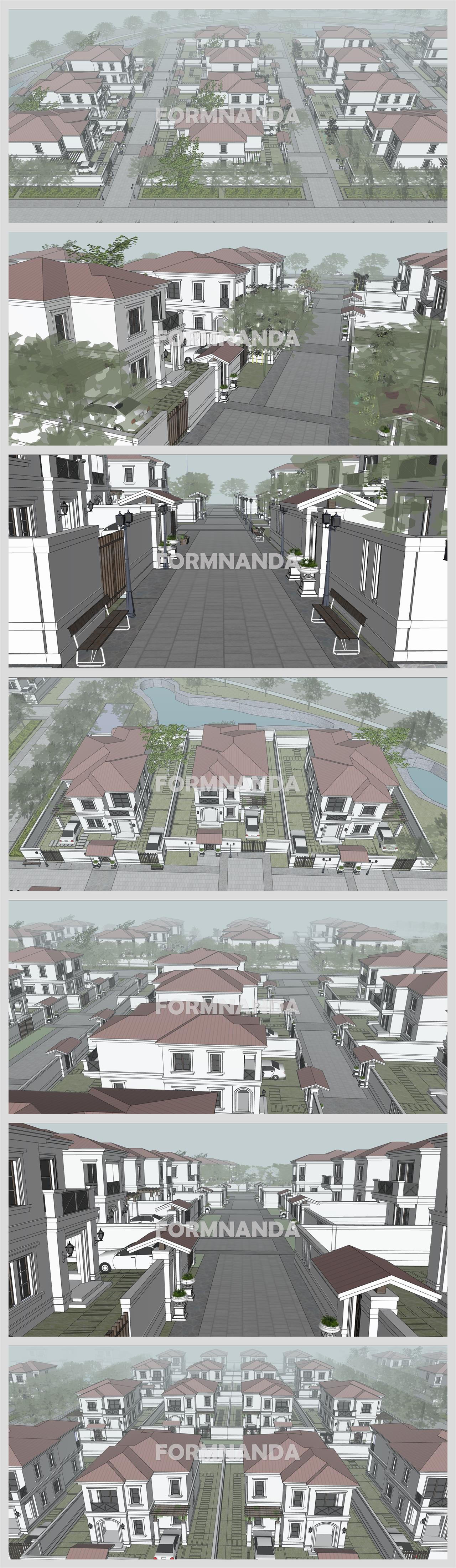 매력적인 별장주택 환경 Sketchup 소스 만들기 상세보기