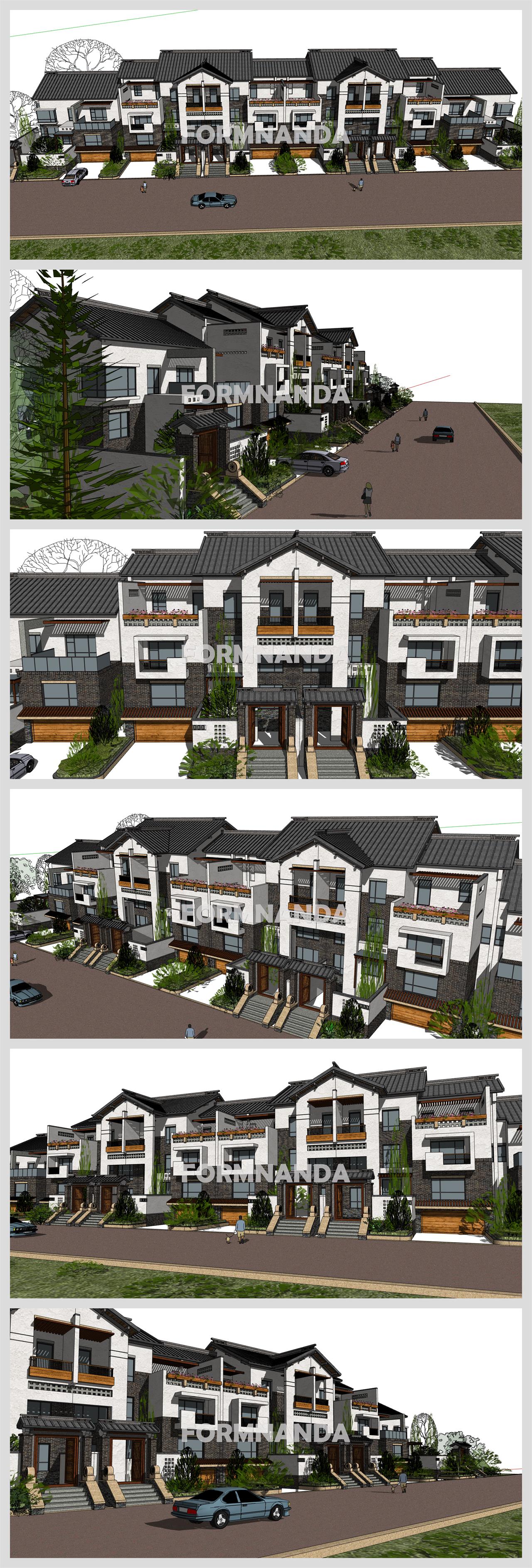 간단한 별장주택 환경 Sketchup 소스 만들기 상세보기