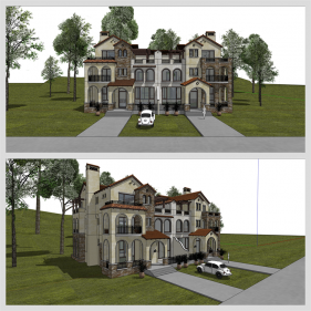 손쉬운 별장주택 디자인 Sketchup 모델 만들기