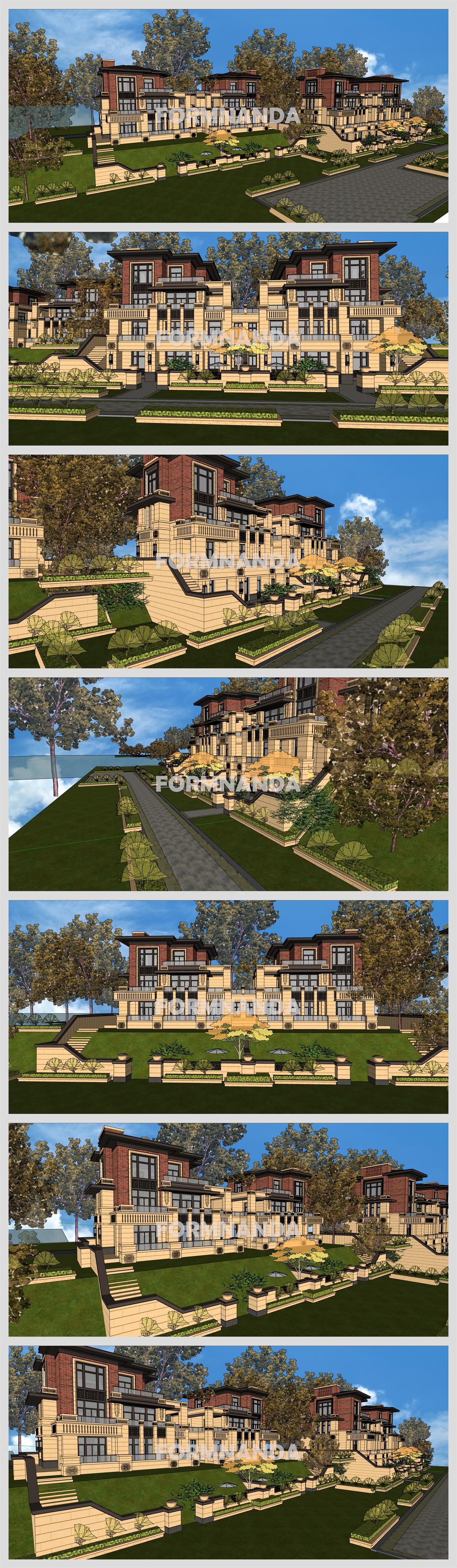 간단한 별장주택 Sketchup 템플릿 만들기 상세보기