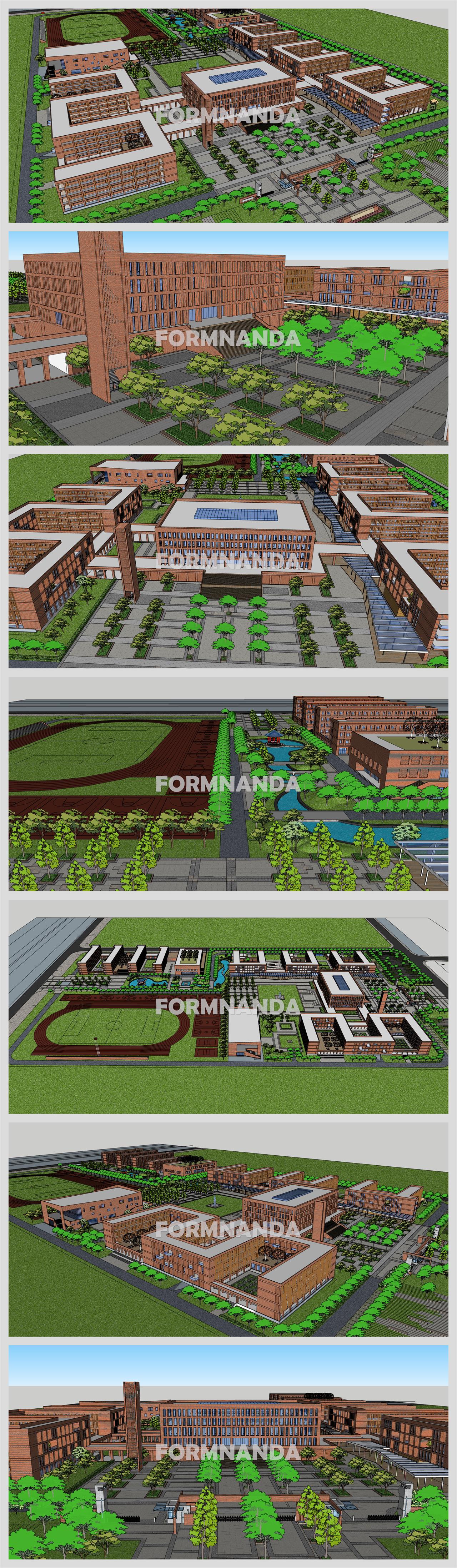 프로급 학교시설 디자인 스케치업 소스 다운로드 상세보기