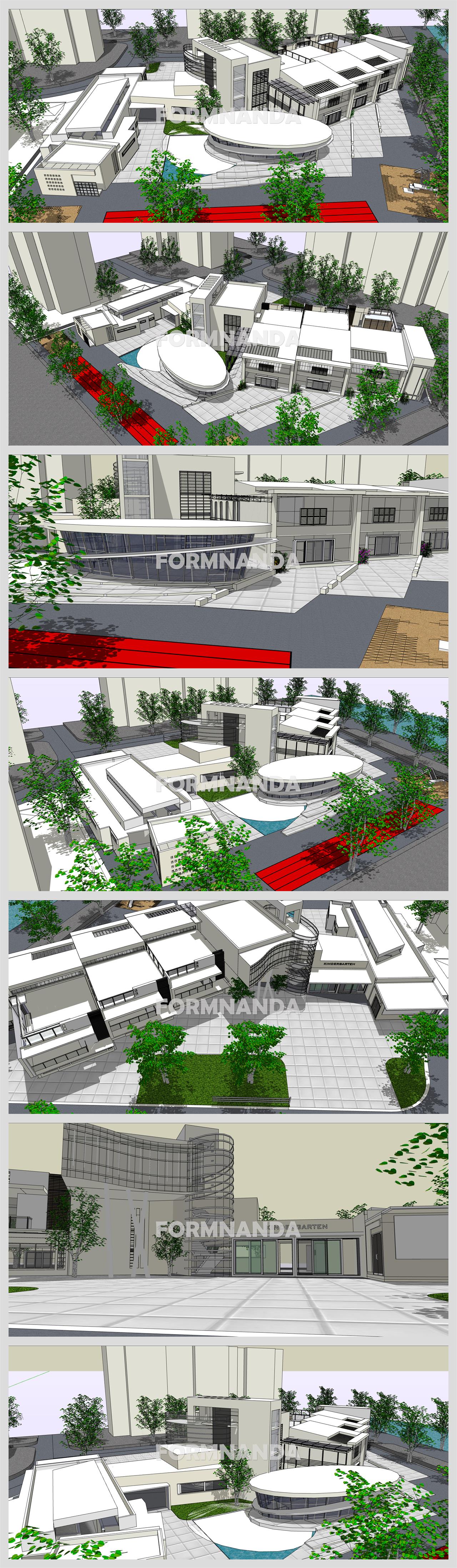 스타일 나는 어린이집 Sketchup 배경 디자인 상세보기