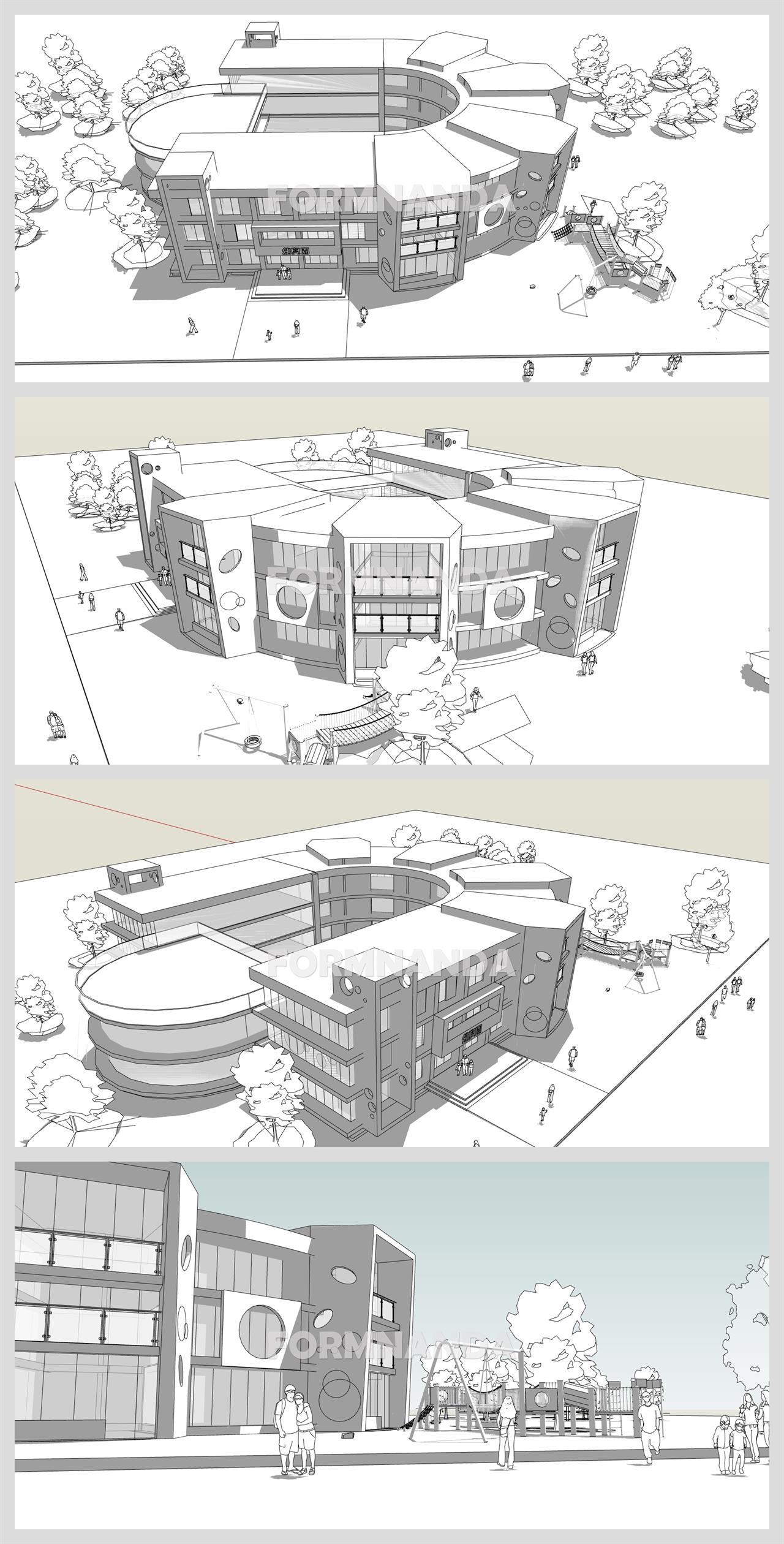 맞춤형 어린이집 꾸미기 Sketchup 템플릿 만들기 상세보기