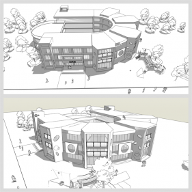 맞춤형 어린이집 꾸미기 Sketchup 템플릿 만들기