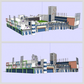 마음을 사로잡는 어린이집 환경 Sketchup 모델 디자인