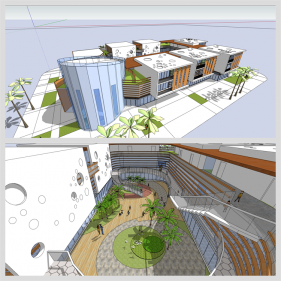 폼나는 어린이집 환경 Sketchup 모델 만들기