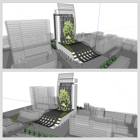 세련된 병원시설 환경 Sketchup 샘플 디자인