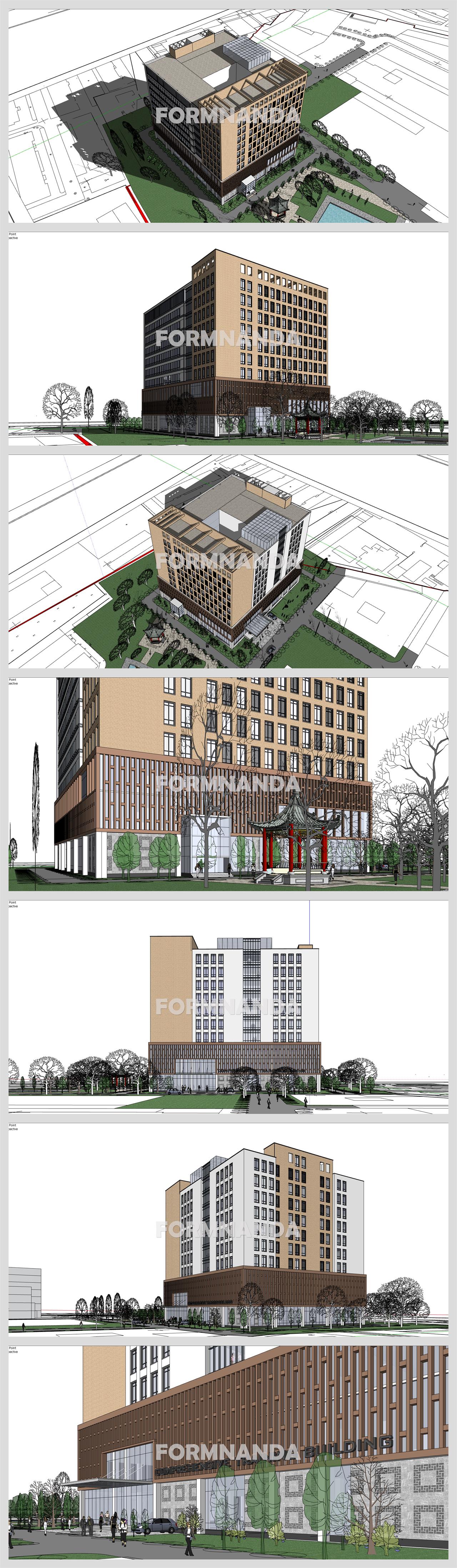 프로급 병원시설 디자인 Sketchup 템플릿 디자인 상세보기