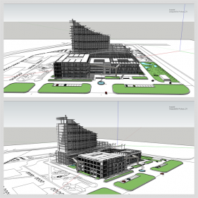 시선을 사로잡는 병원시설 스케치업 모델 다운로드