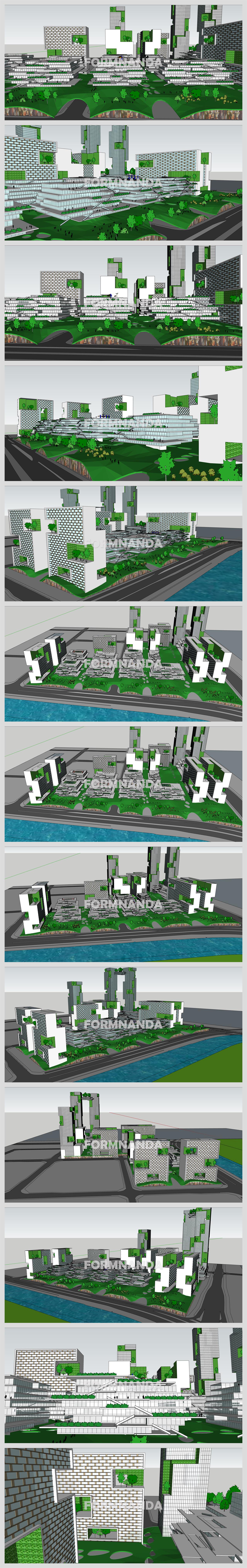 세련된 문화시설 환경 웹툰배경 샘플 제작 상세보기