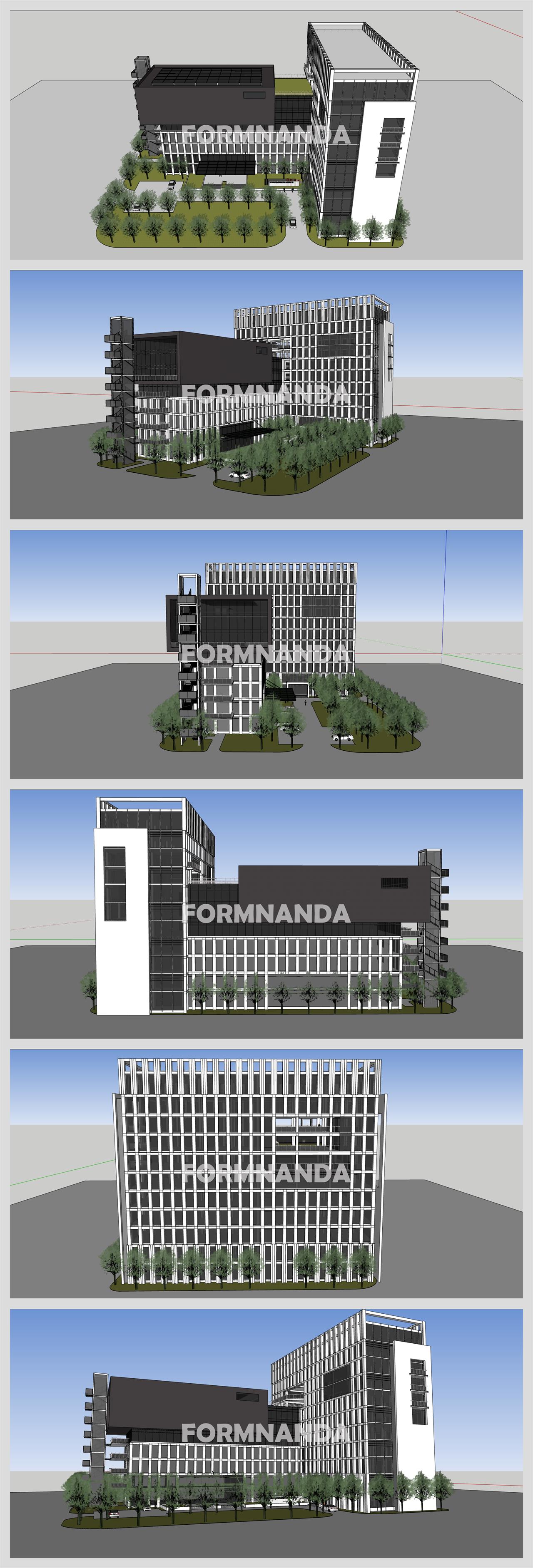 고급스럽운 공업단지 환경 Sketchup 템플릿 만들기 상세보기