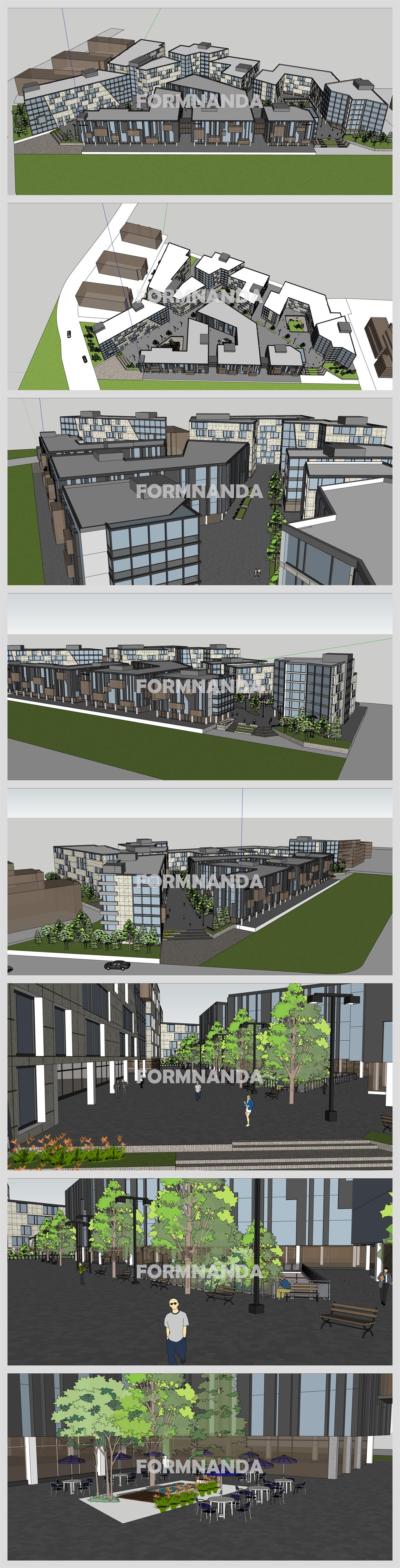 매력적인 공업단지 디자인 Sketchup 배경 만들기 상세보기