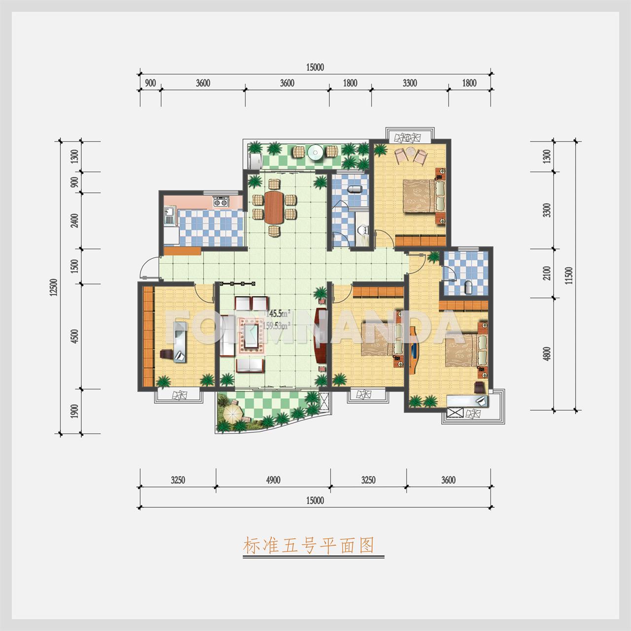 세련된 평면도 포토샵 소스 다운로드 상세보기