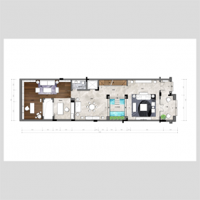 세련된 평면도 PS 배경 다운로드