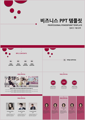 상업계획 빨간색 단정한 프로급 POWERPOINT샘플 사이트