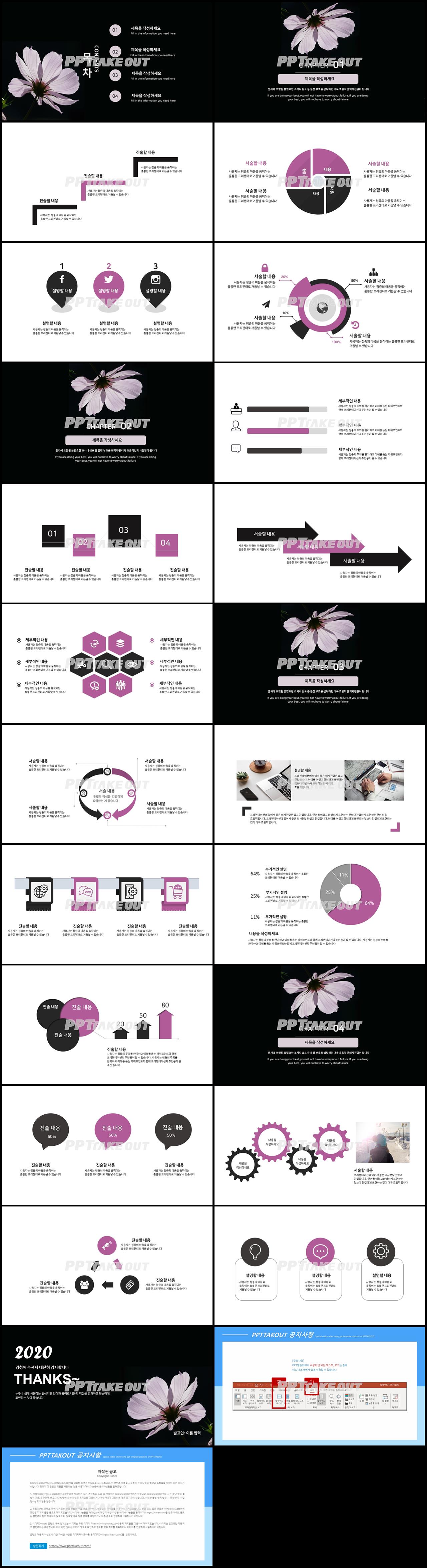 산업혁명 검은색 캄캄한 멋진 PPT샘플 다운로드 상세보기