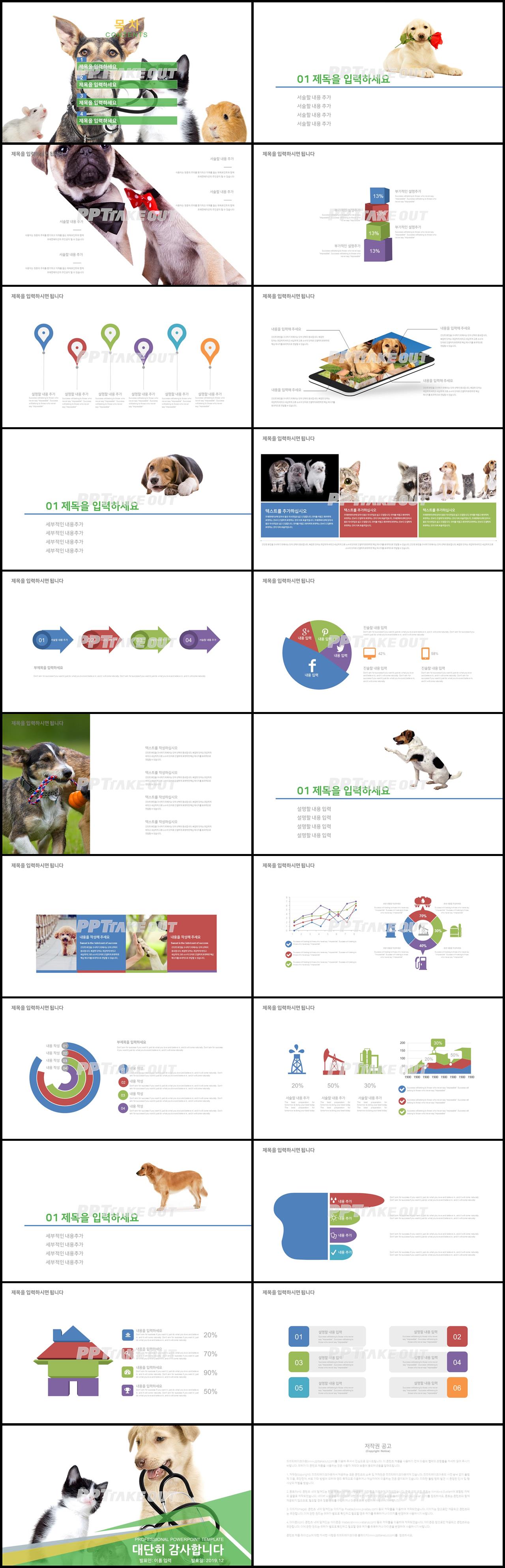 화초, 동식물 초록색 심플한 맞춤형 POWERPOINT배경 다운로드 상세보기